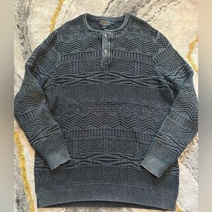 Pendleton vintage Textured Charcoal Crewneck Sweater
